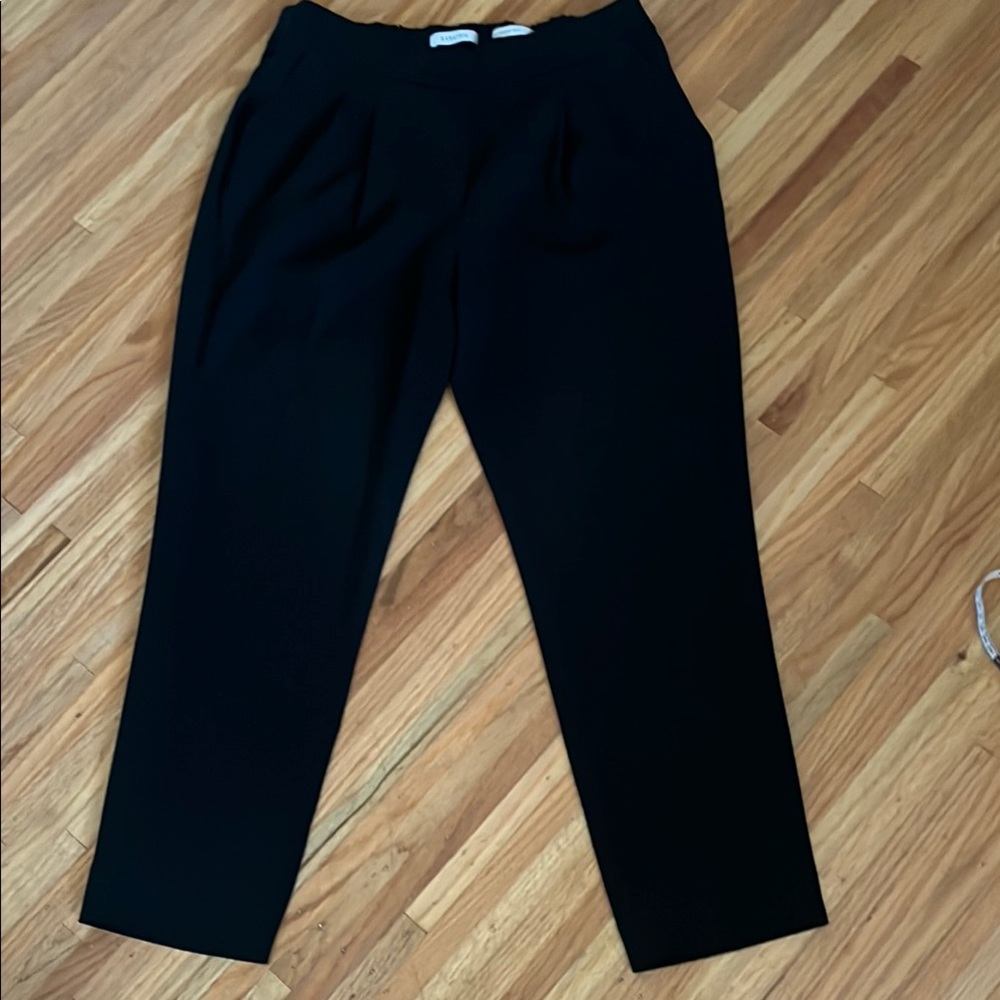 Babaton Black “Conan” Straight Leg Pants with Relaxed Fit